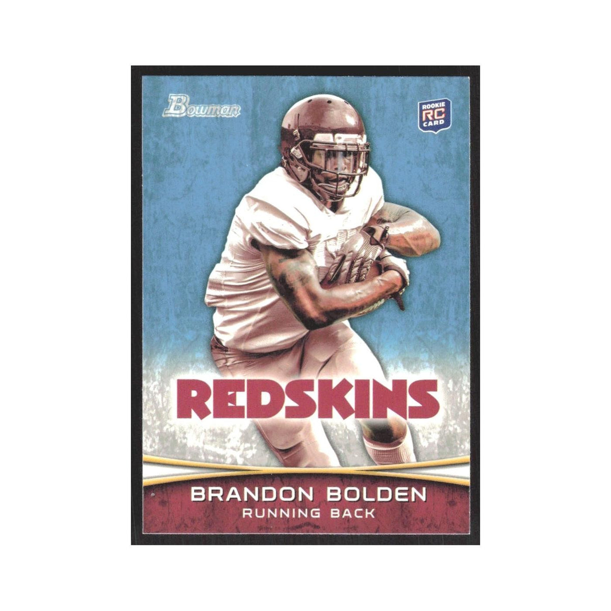 2012 Bowman Brandon Bolden RC Redskins #184