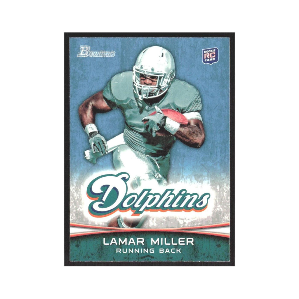 2012 Bowman Lamar Miller RC Dolphins #174