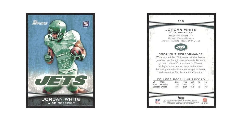 2012 Bowman Jordan White RC Jets #124