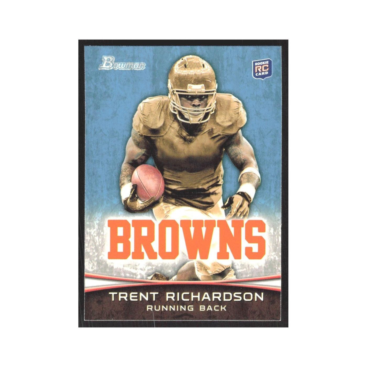 2012 Bowman Trent Richardson RC Browns #120