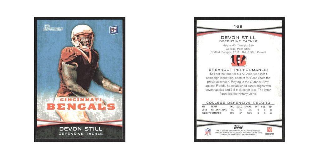 2012 Bowman Devon Still RC Bengals #169