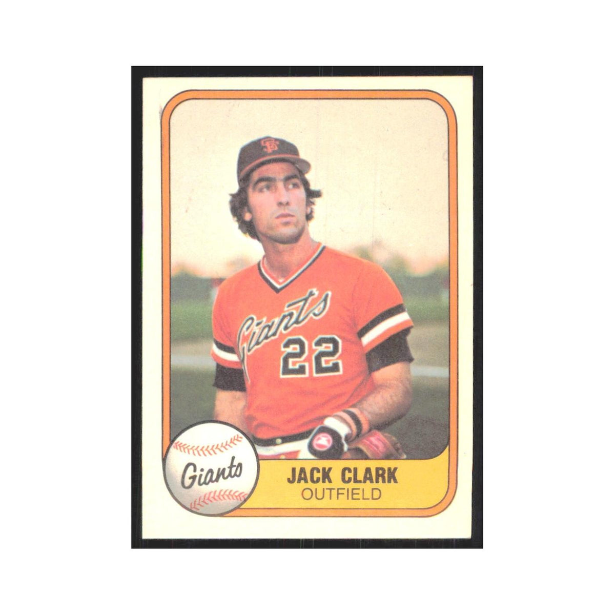 1981 Fleer Jack Clark Giants #433