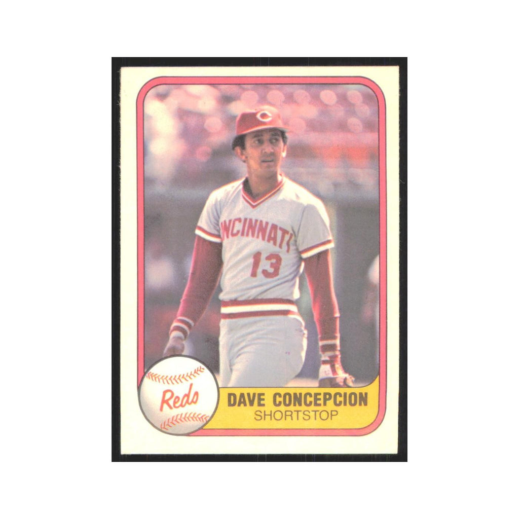 1981 Fleer Dave Concepcion Reds #197