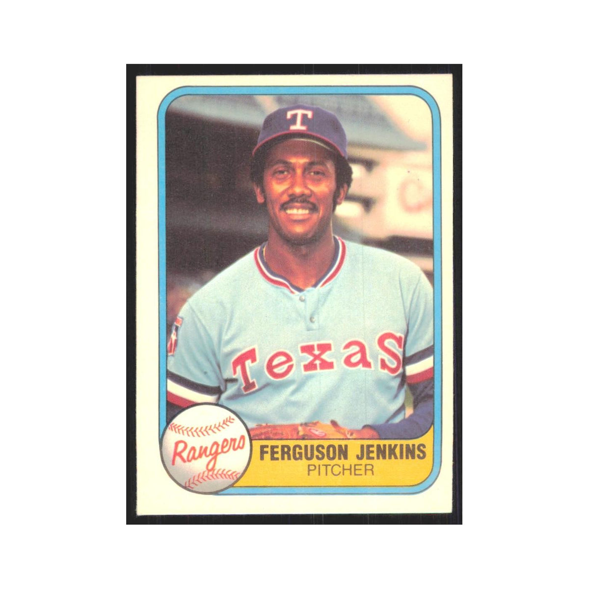 1981 Fleer Ferguson Jenkins Rangers #622