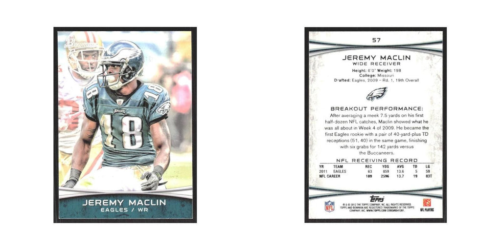 2012 Bowman Jeremy Maclin Eagles #57