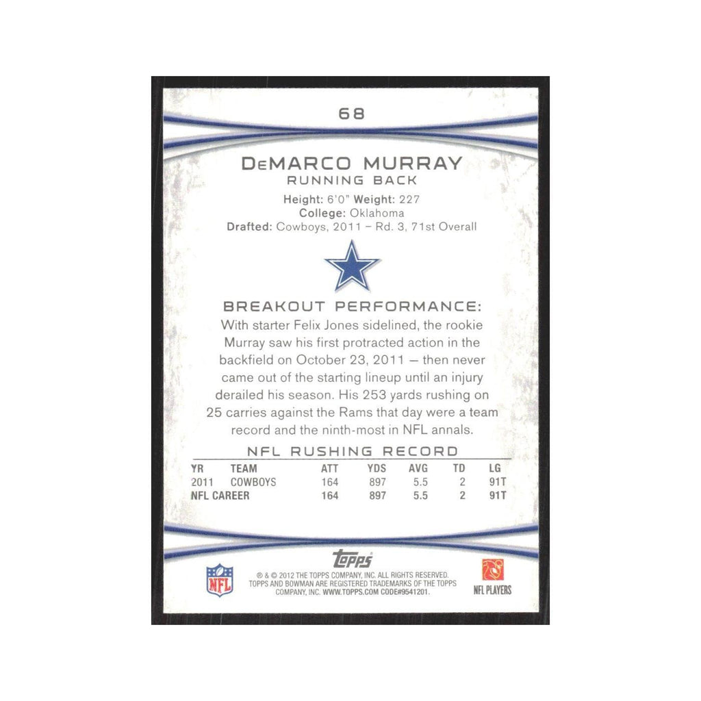 2012 Bowman DeMarco Murray Cowboys #68