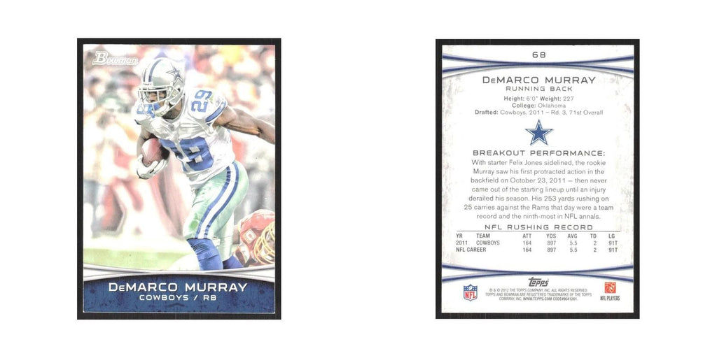 2012 Bowman DeMarco Murray Cowboys #68