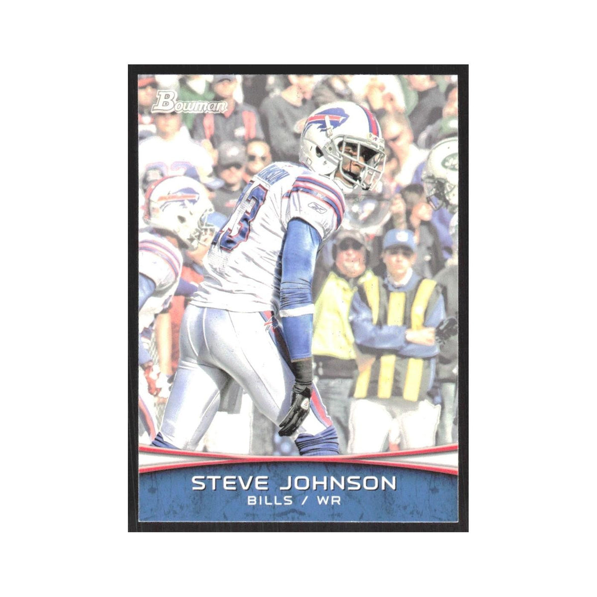 2012 Bowman Steve Johnson Bills #37