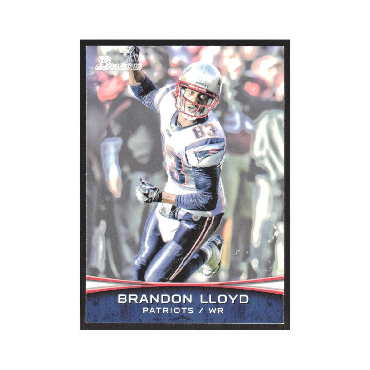 2012 Bowman Brandon Lloyd Patriots #6