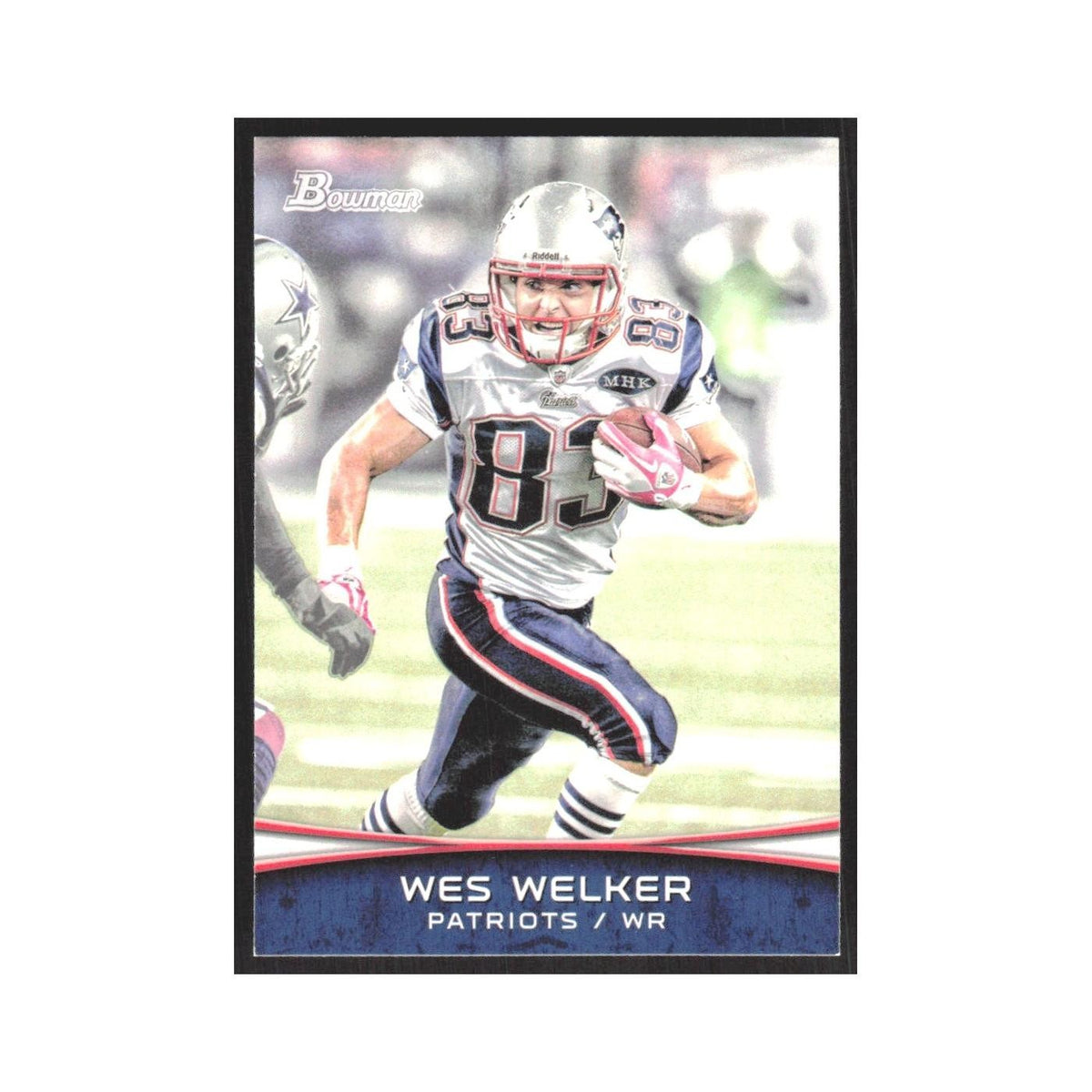 2012 Bowman Wes Welker Patriots #59