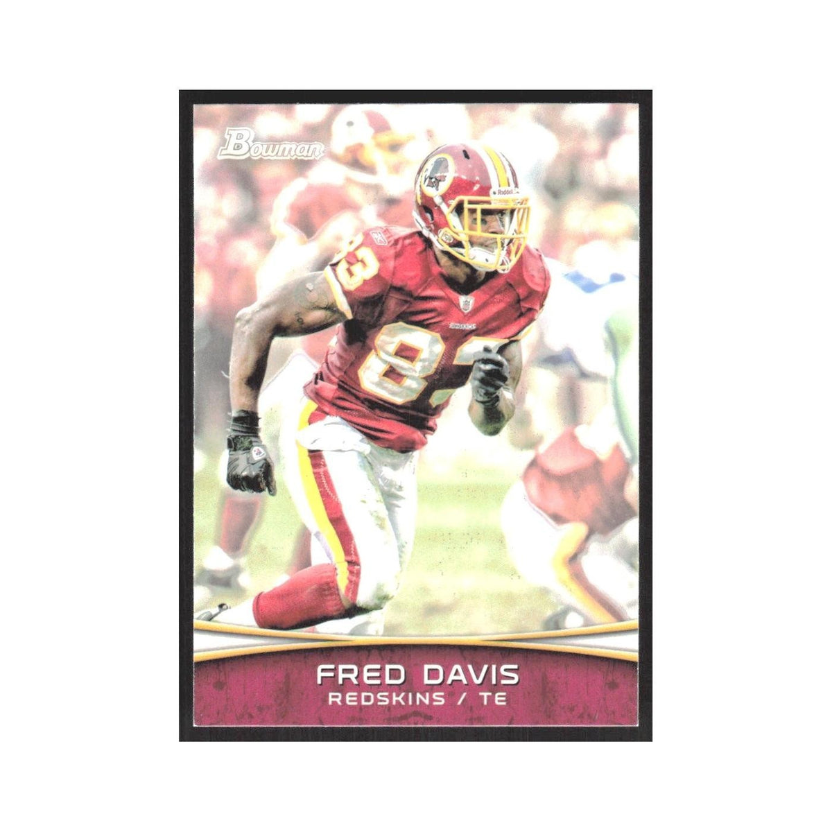 2012 Bowman Fred Davis Redskins #47