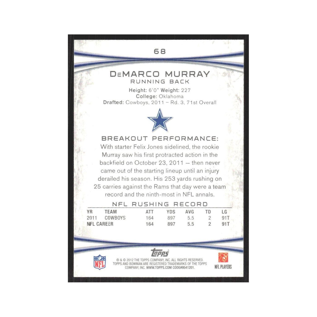 2012 Bowman DeMarco Murray Cowboys #68