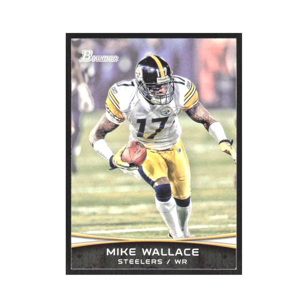 2012 Bowman Mike Wallace Steelers #36