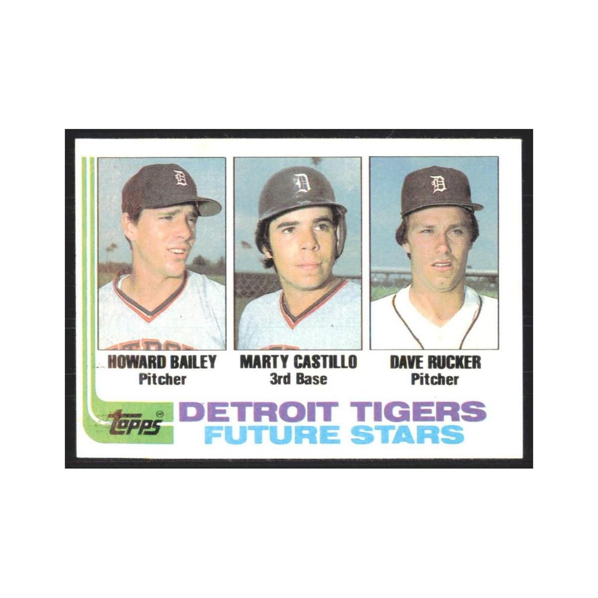 1982 Topps Bailey/Castillo/ Rucker #261