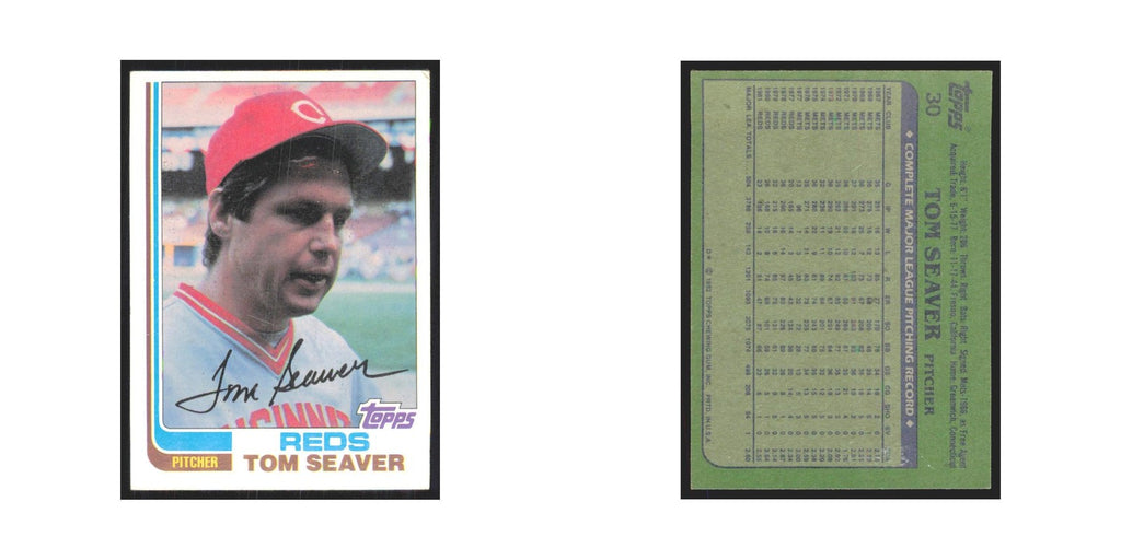 1982 Topps Tom Seaver Reds #30