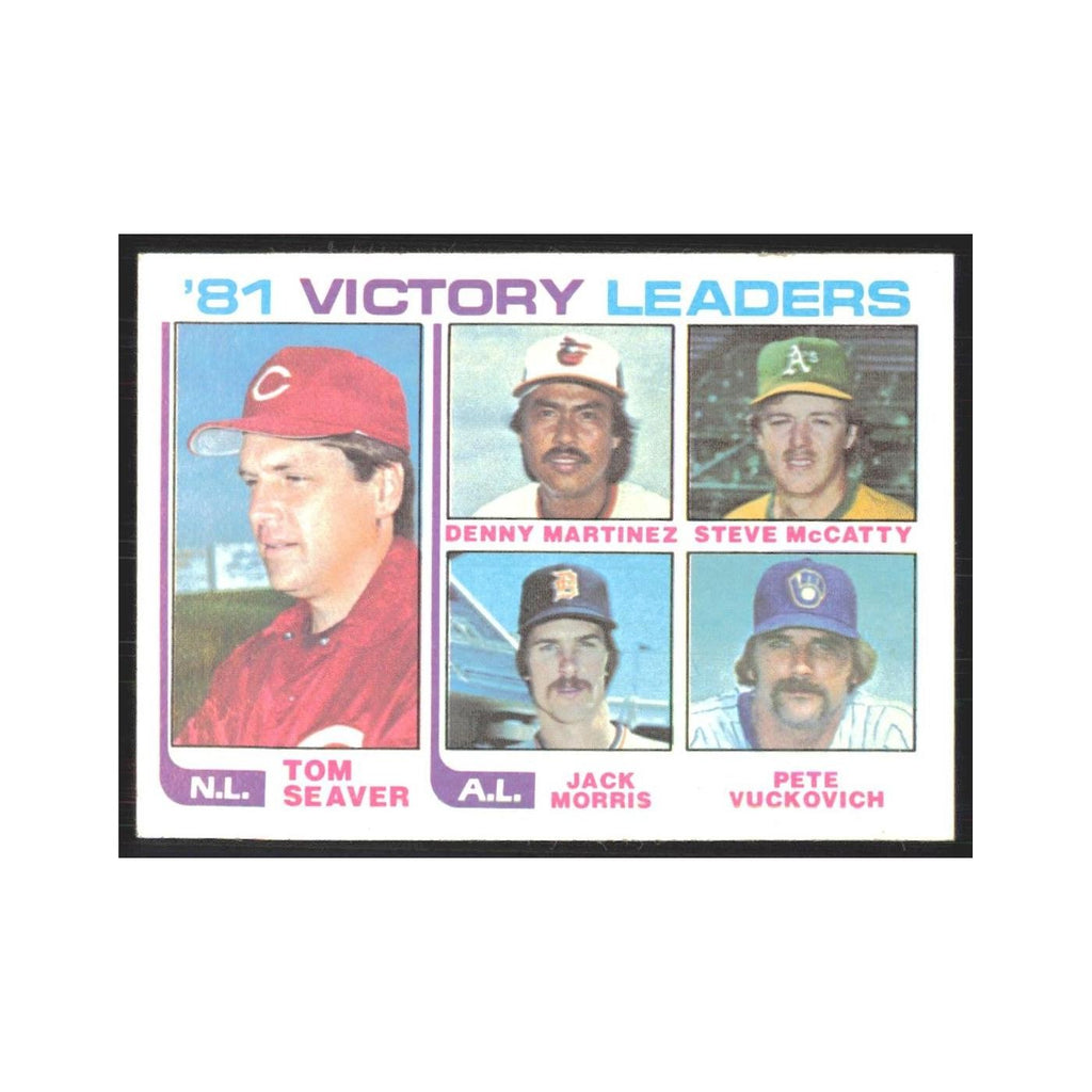 1982 Topps Seaver/Martinez/McCatty/Morris/Vuckovich #165