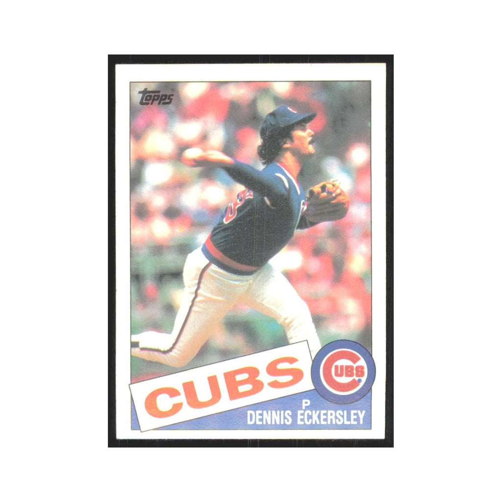 1985 Topps Dennis Eckersley Cubs #163