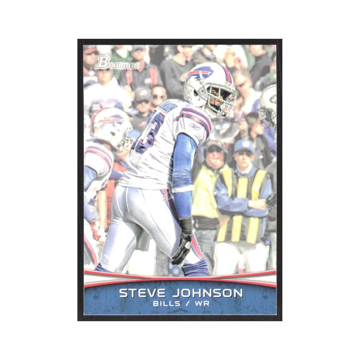 2012 Bowman Steve Johnson Bills #37