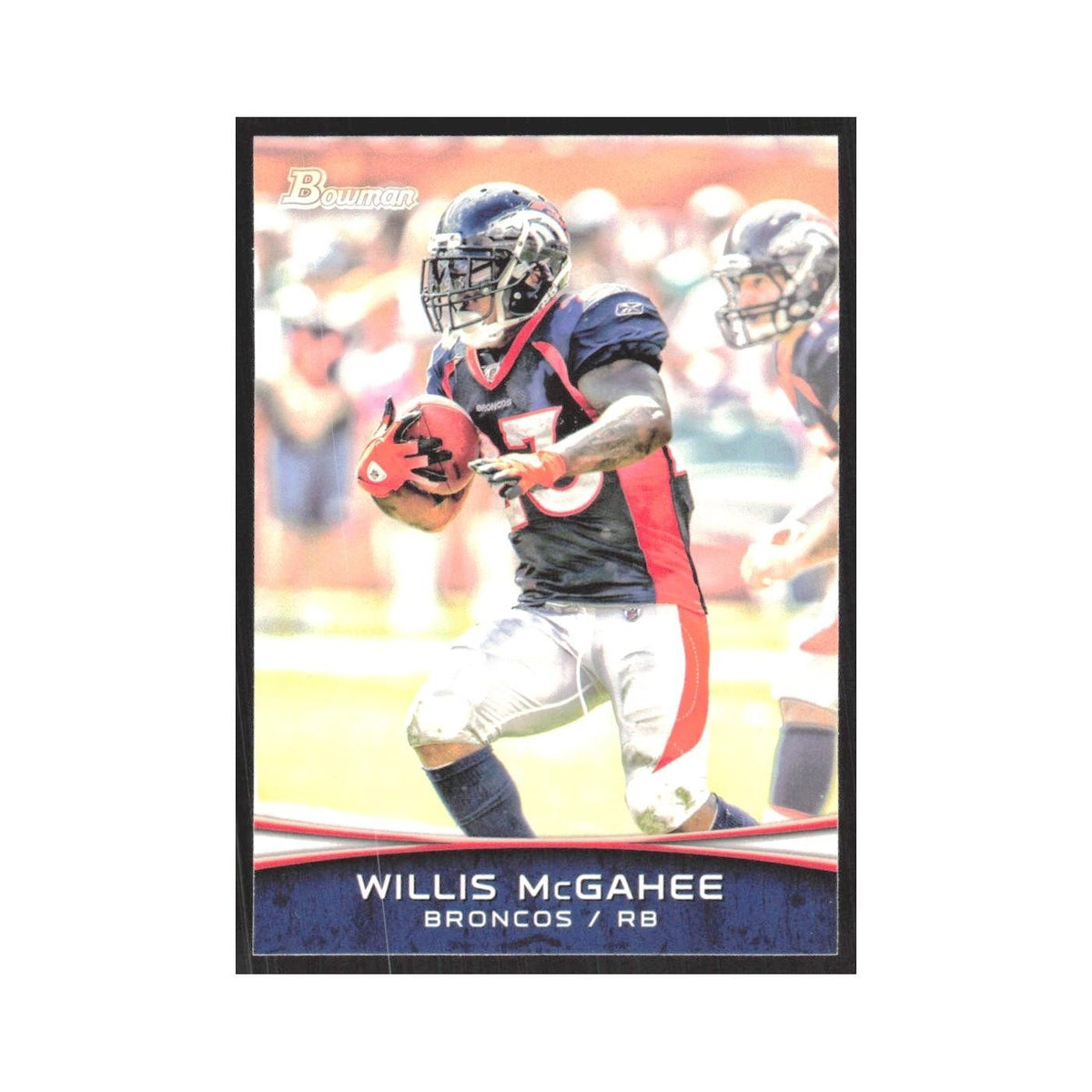 2012 Bowman Willis McGahee Broncos #81