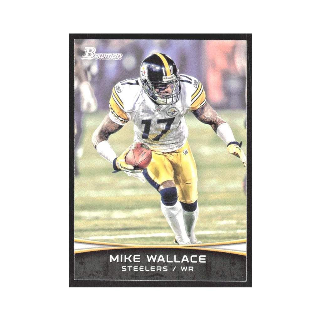 2012 Bowman Mike Wallace Steelers #36