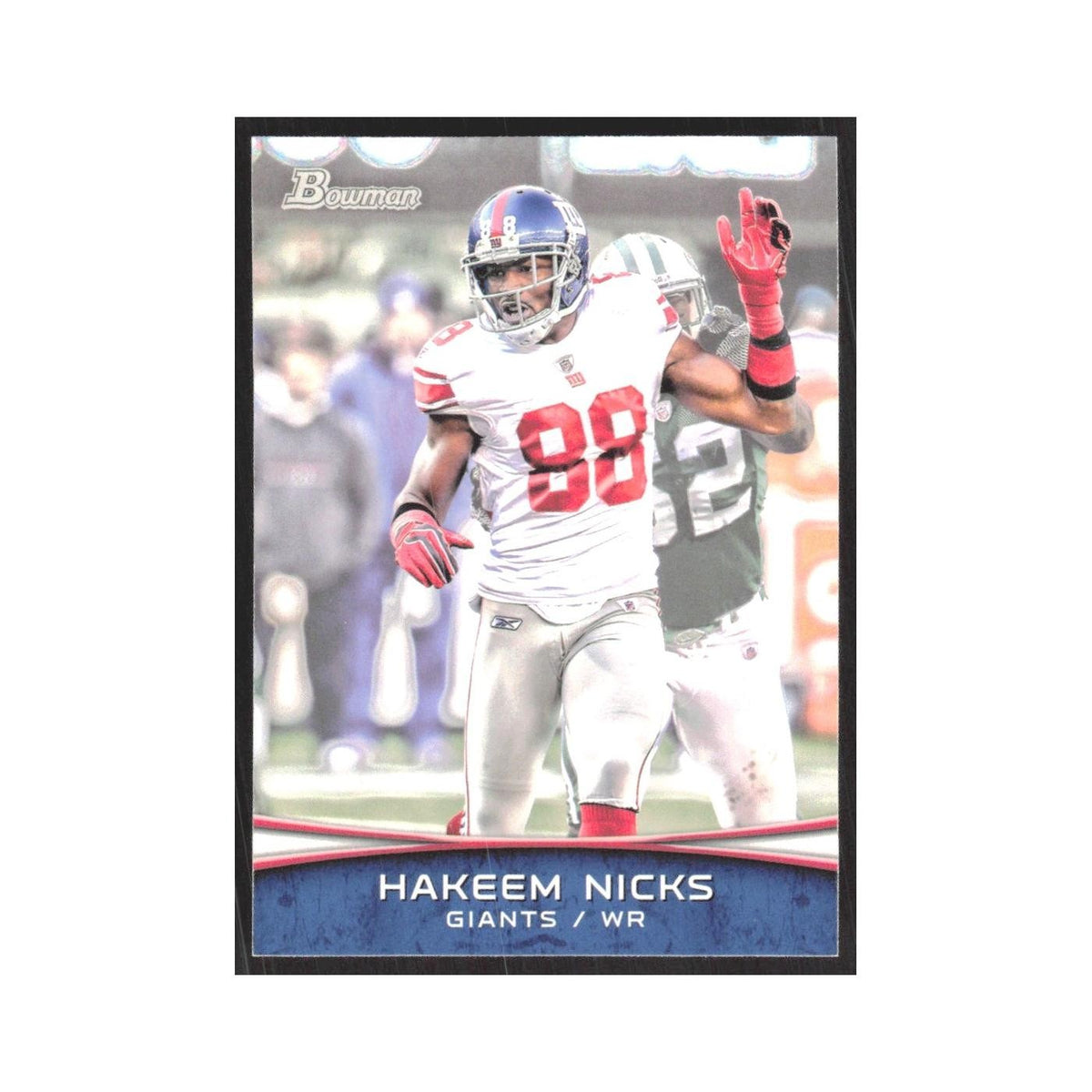 2012 Bowman Hakeem Nicks Giants #3
