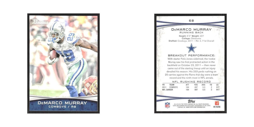 2012 Bowman DeMarco Murray Cowboys #68