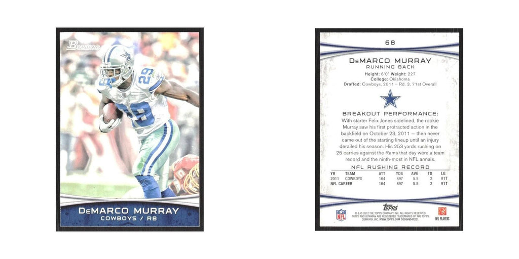 2012 Bowman DeMarco Murray Cowboys #68