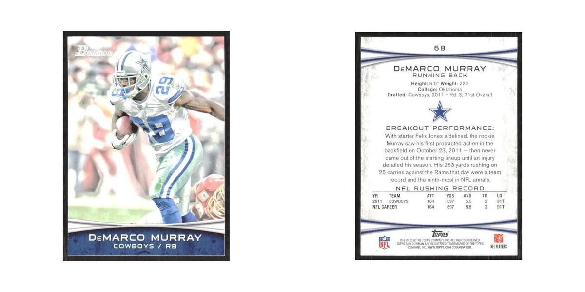 2012 Bowman DeMarco Murray Cowboys #68