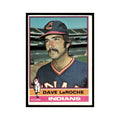 Dave LaRoche 1976 Topps (damaged) #21 Cleveland Indians Baseball Card Poor