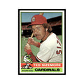 Ted Sizemore 1976 Topps (damaged) #522 St. Louis Cardinals Baseball Card Poor