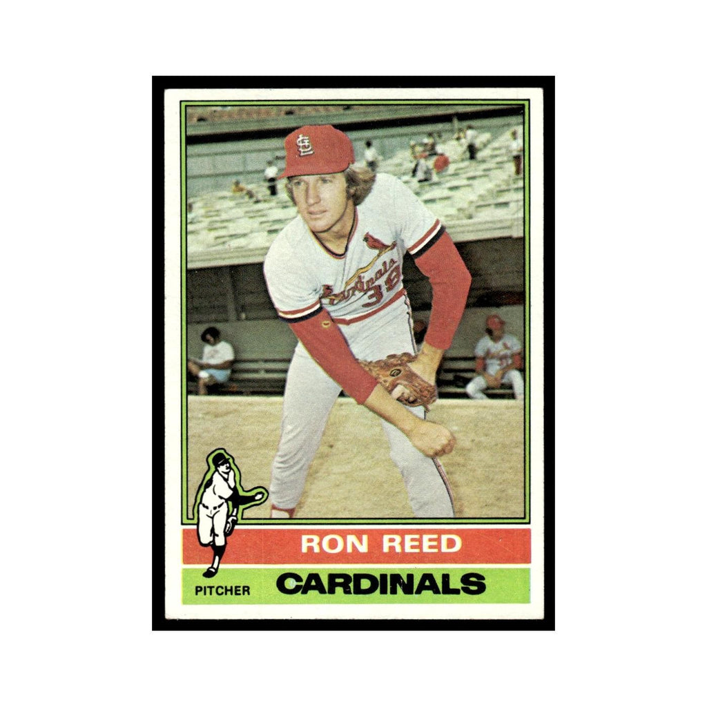 Ron Reed 1976 Topps (damaged) #58 St. Louis Cardinals Baseball Card Poor