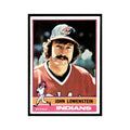 John Lowenstein 1976 Topps (damaged) #646 Cleveland Indians Baseball Card Poor
