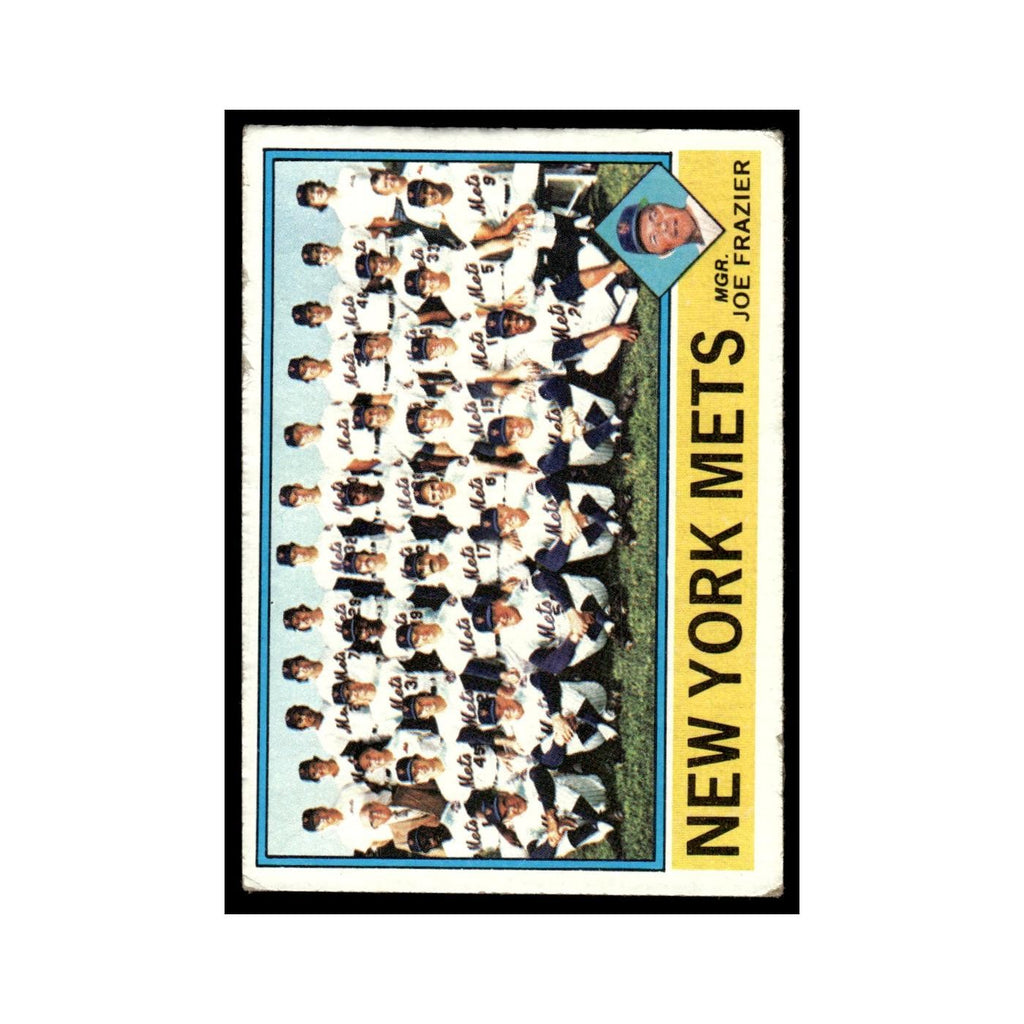 New York Mets - Joe Frazier 1976 Topps (damaged) #531 Baseball Card Poor