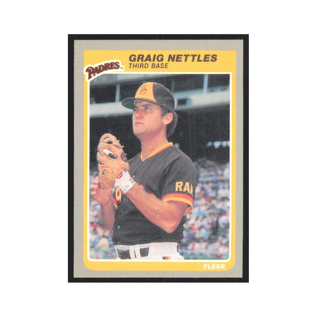 1985 Fleer Graig Nettles Padres #42
