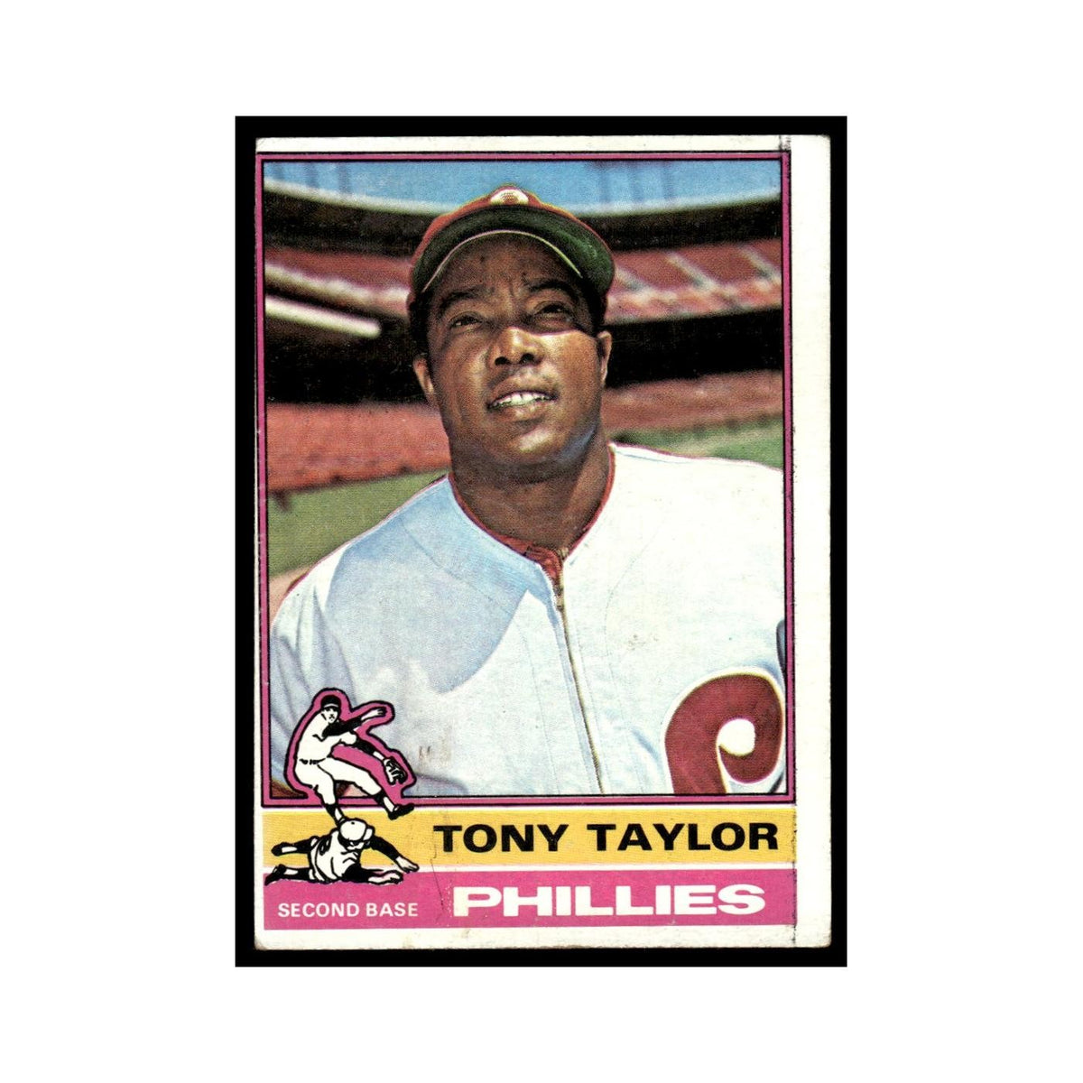 Tony Taylor 1976 Topps #624 Philadelphia Phillies Baseball Card EX