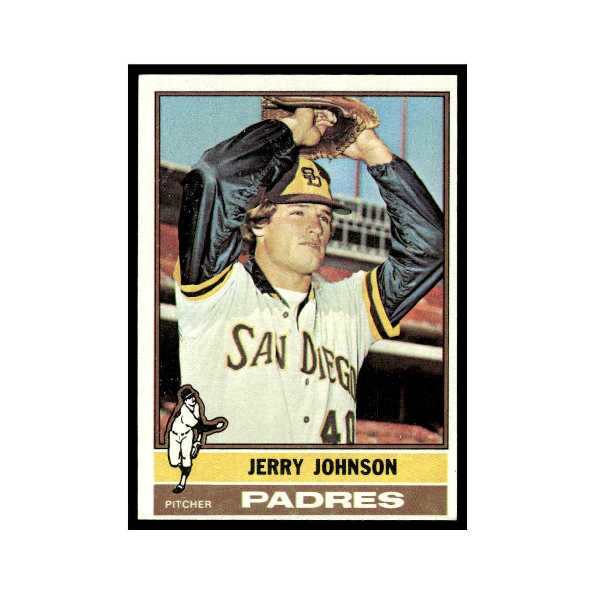 Jerry Johnson 1976 Topps #658 San Diego Padres Baseball Card EX