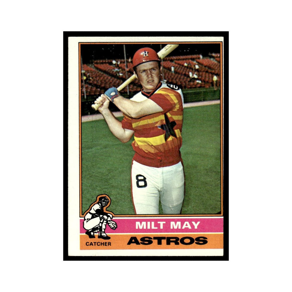 Milt May 1976 Topps #532 Houston Astros Baseball Card EX