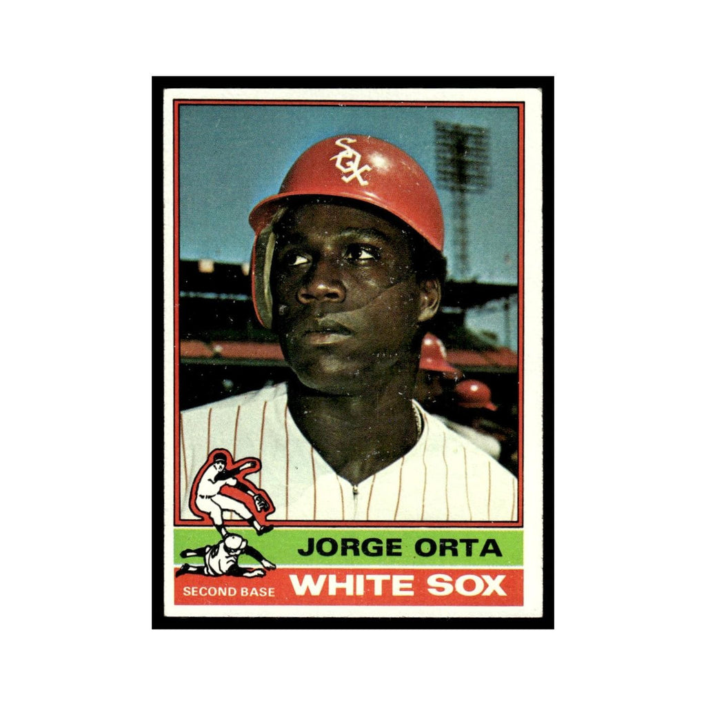 Jorge Orta 1976 Topps #560 Chicago White Sox Baseball Card EX