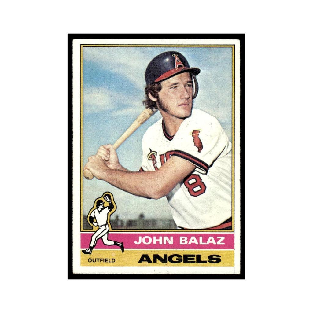 John Balaz 1976 Topps #539 California Angels Baseball Card EX