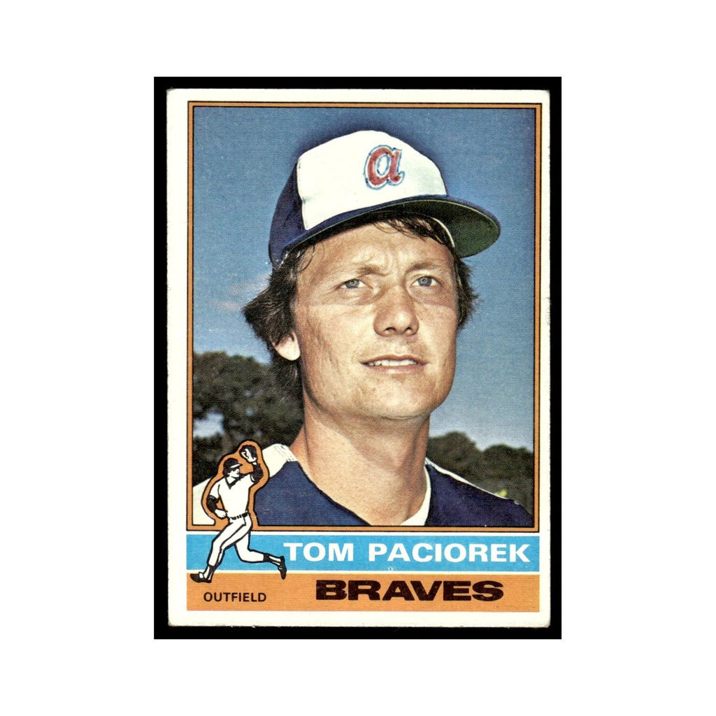 Tom Paciorek 1976 Topps #641 Atlanta Braves Baseball Card EX