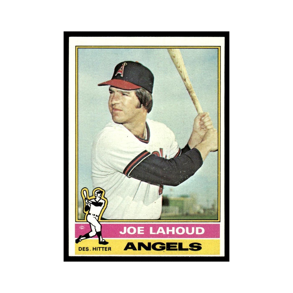 Joe Lahoud 1976 Topps #612 California Angels Baseball Card EX