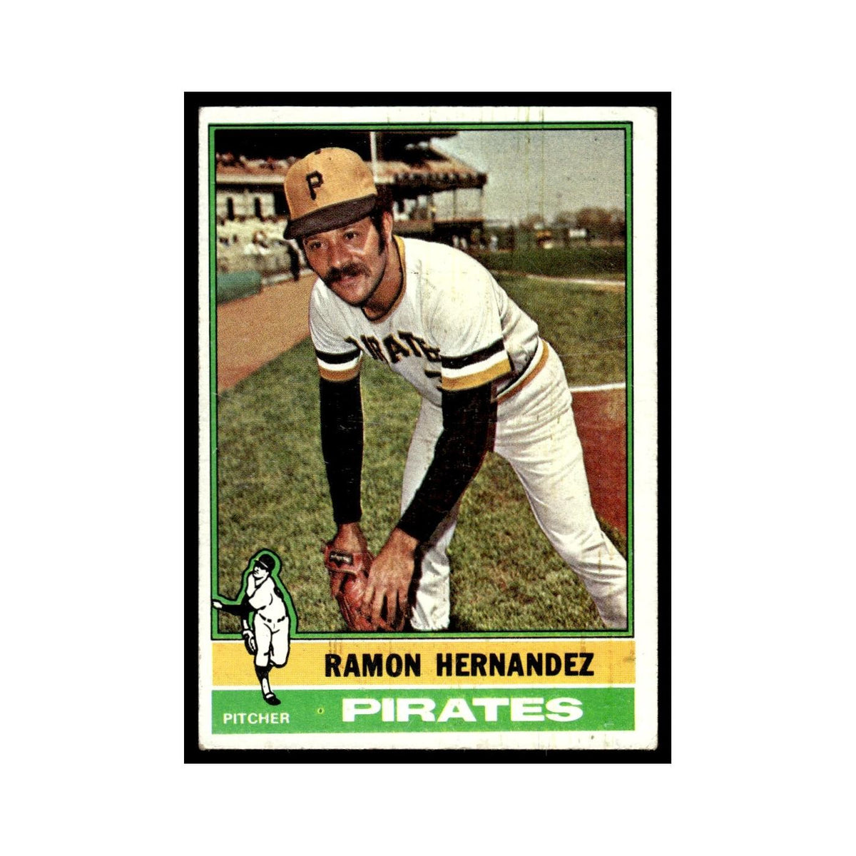 Ramon Hernandez 1976 Topps #647 Pittsburgh Pirates Baseball Card EX