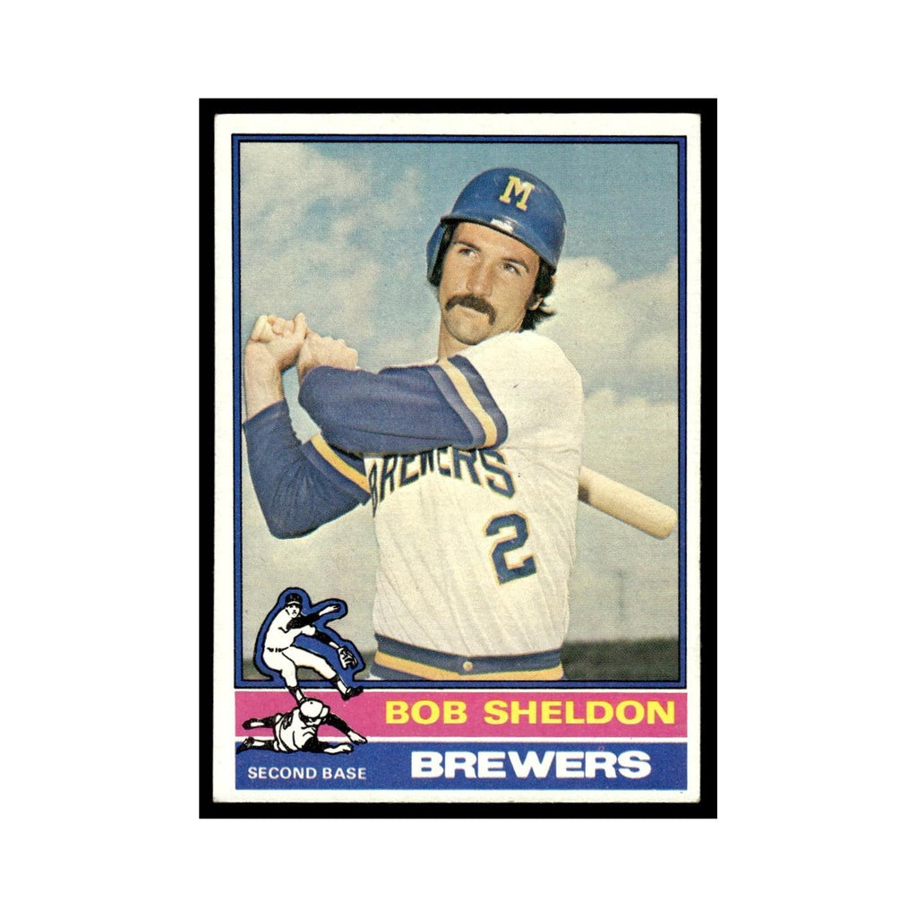 Bob Sheldon 1976 Topps #626 Milwaukee Brewers Baseball Card EX