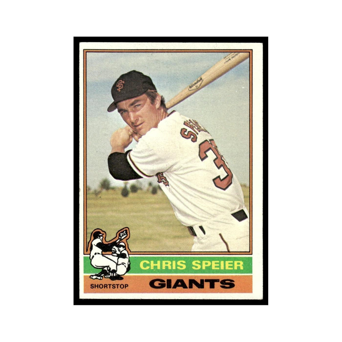 Chris Speier 1976 Topps #630 San Francisco Giants Baseball Card EX