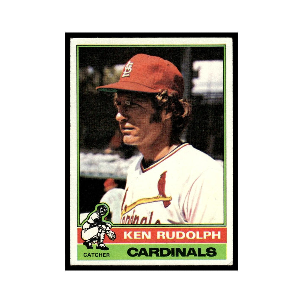 Ken Rudolph 1976 Topps #601 St. Louis Cardinals Baseball Card EX