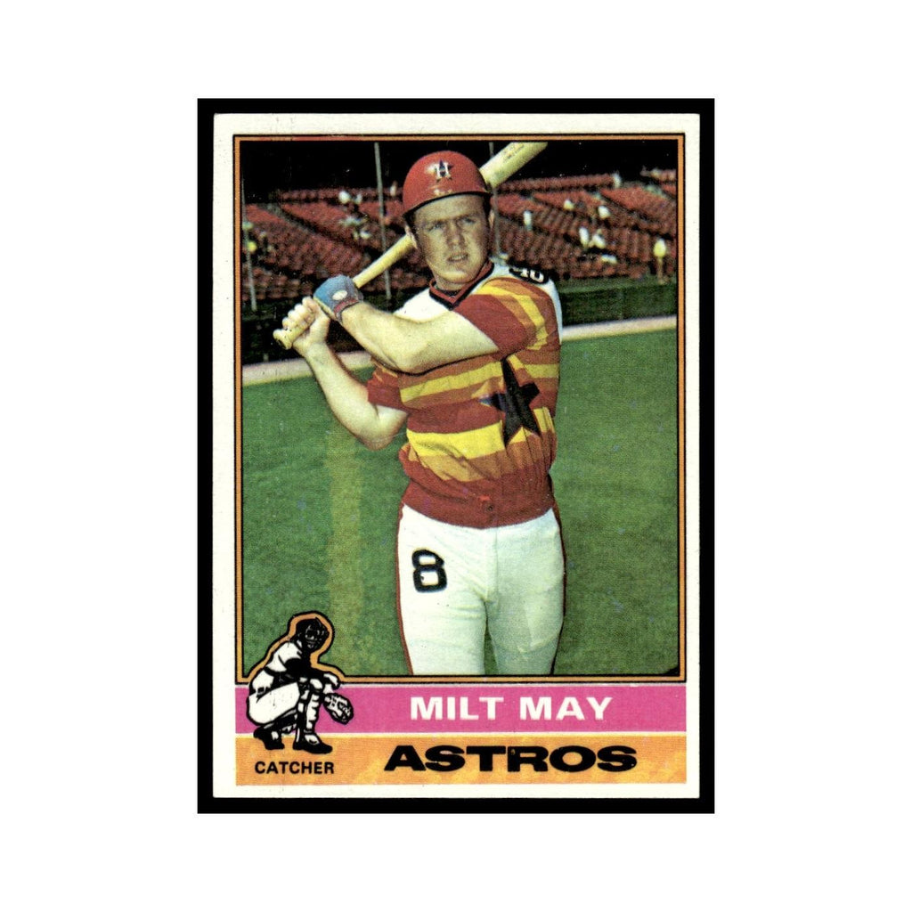 Milt May 1976 Topps #532 Houston Astros Baseball Card EX