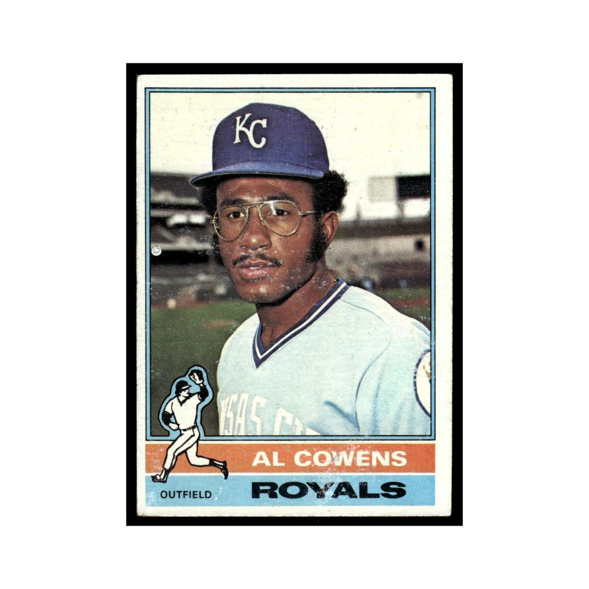 Al Cowens 1976 Topps #648 Kansas City Royals Baseball Card EX