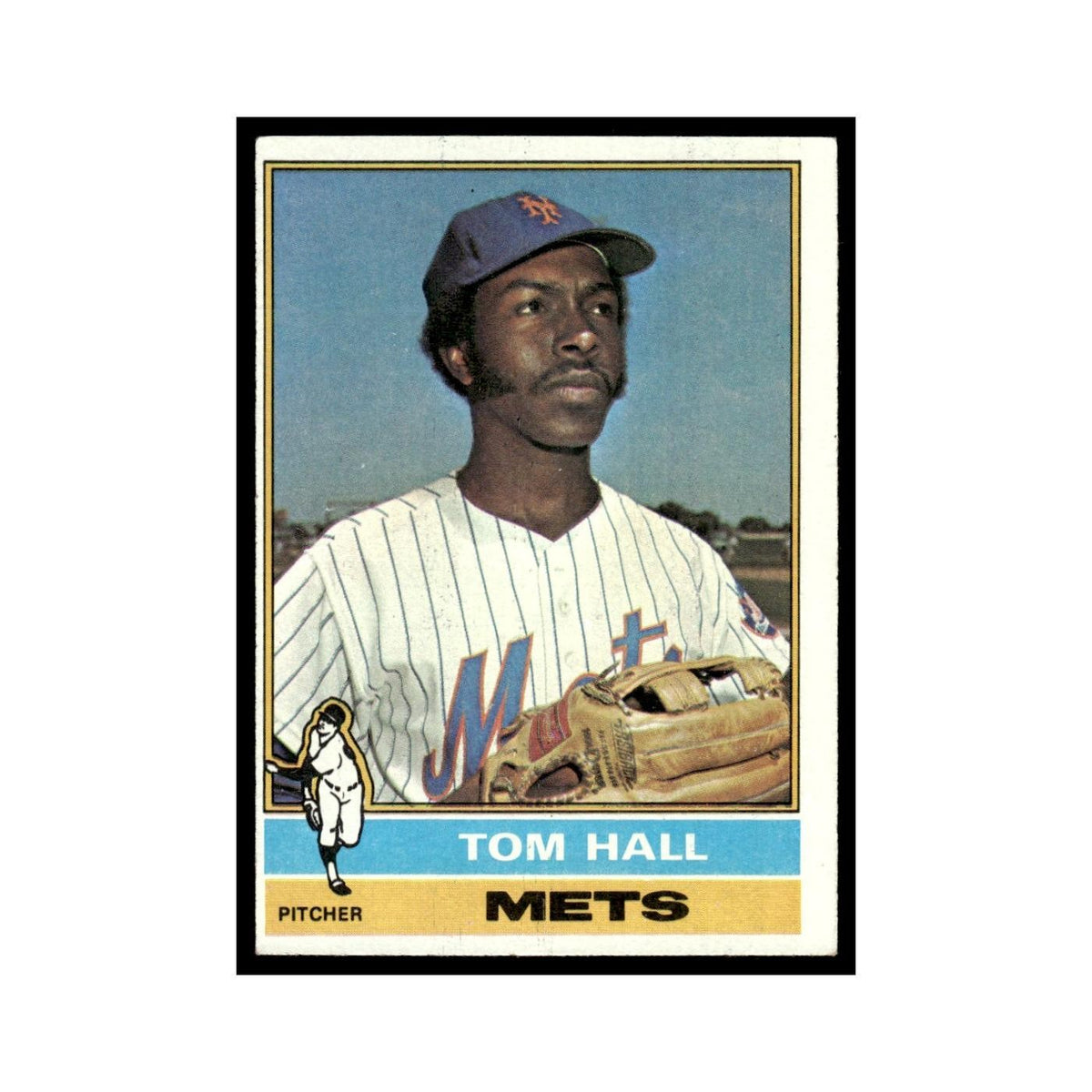 Tom Hall 1976 Topps #621 New York Mets Baseball Card EX