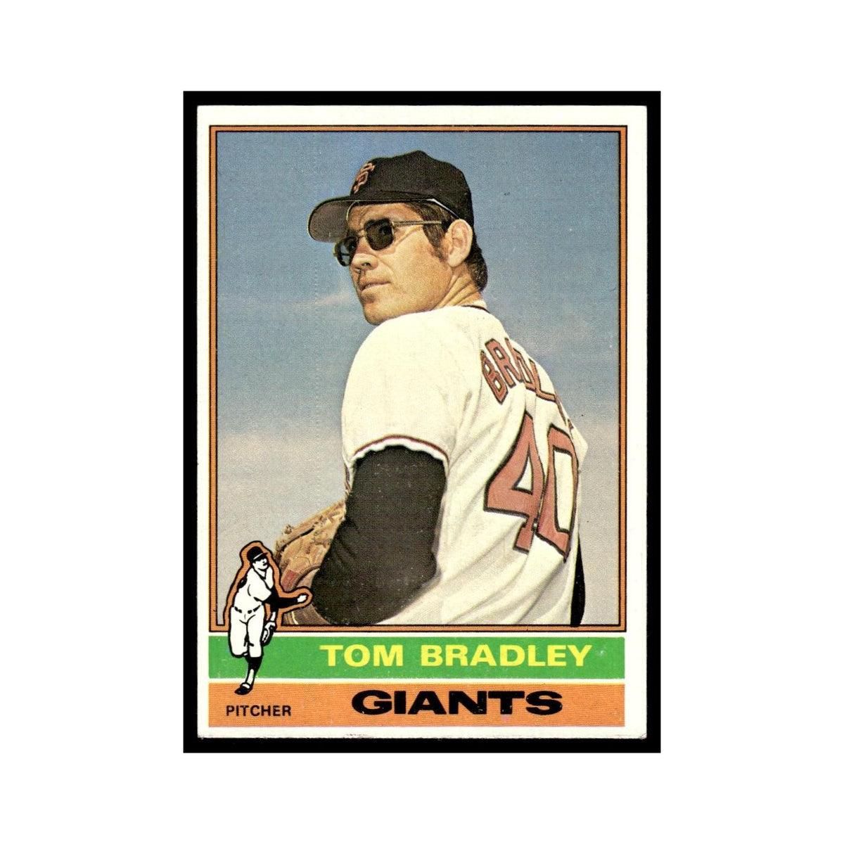 Tom Bradley 1976 Topps #644 San Francisco Giants Baseball Card EX