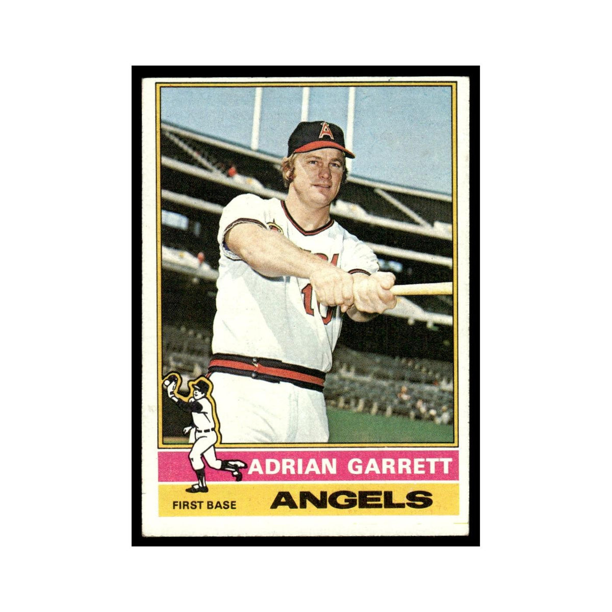 Adrian Garrett 1976 Topps #562 California Angels Baseball Card EX
